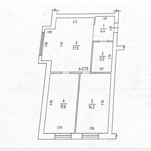 2-кімнатна квартира в клубному будинку "Еталон" - вул. Різдвяна, 108