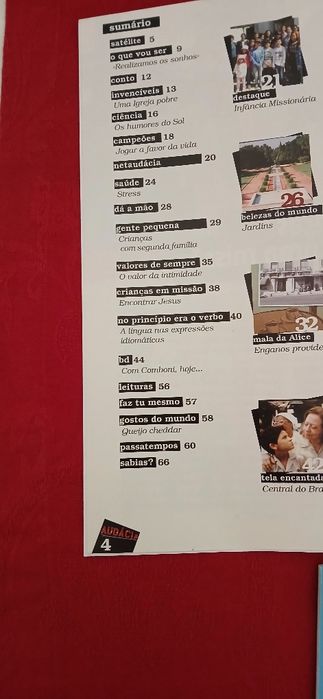 Três revistas Audácia de 2014 e 2017