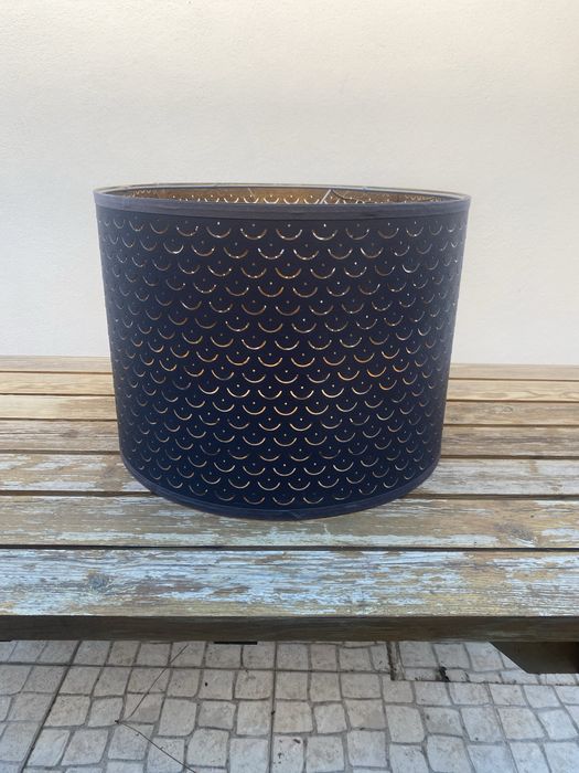 Abajur Ikea Preto / Beonze 44cms