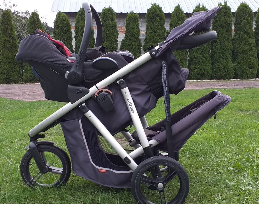 Sprawny Wózek phil&teds vibe rok po roku plus nosidełko