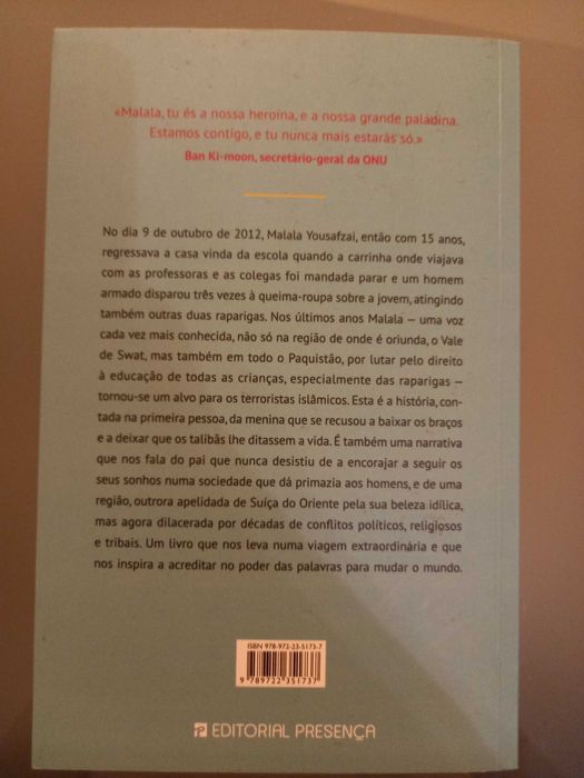 Livro Eu, Malala