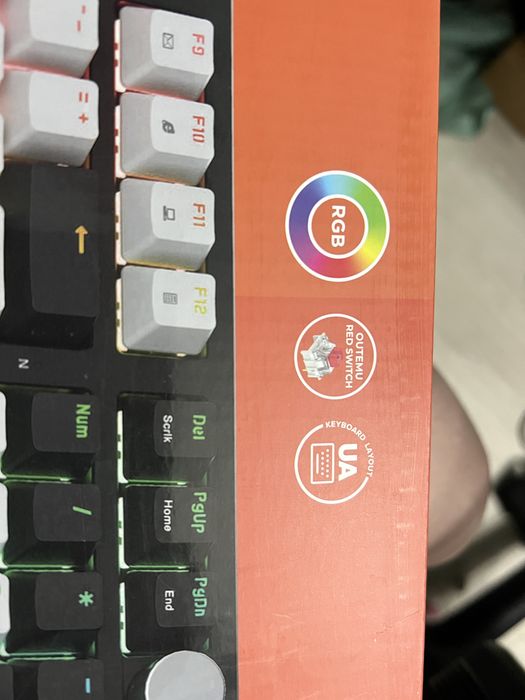 Клавіатура GamePro MK170 Outemu Red Hot-Swap Switch Black