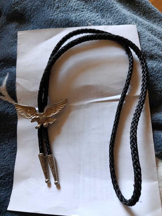 Krawat kowbojski bolo metal nowy