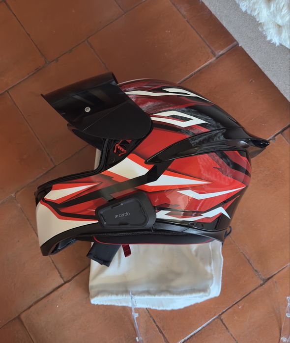 Capacete Agv lion K1S + Cardo