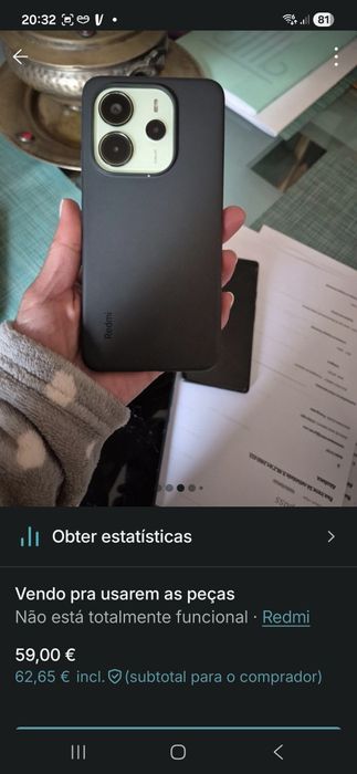 Redmi note 14 mais três tlm e um tablet