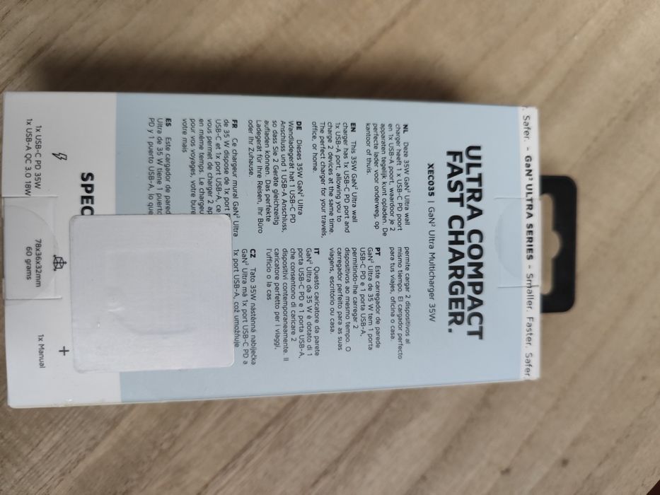 Adaptador 35W c/ USB-C e USB-A