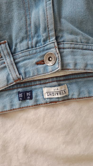 Джинсові шорти чоловічі STRAIGHT 34р.