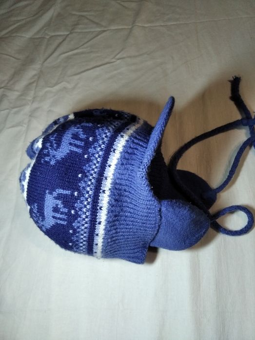 Шапочка зимова хлопчикам.
