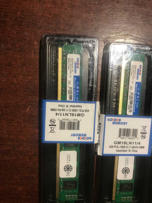 Оперативна пам'ять DDR3L 16Gb 4Х4Gb