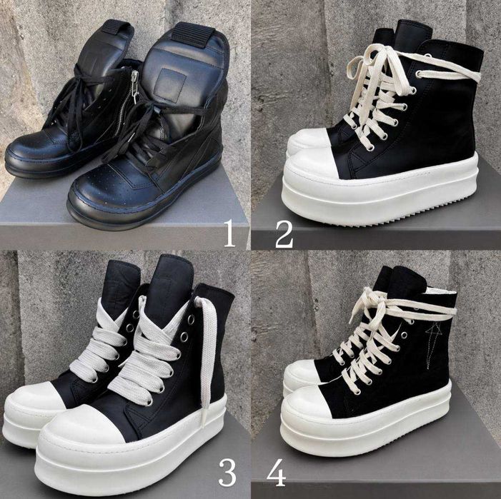 Rick Owens Geobasket/Ramones/Рик овенсы Геобаскет Рамоны