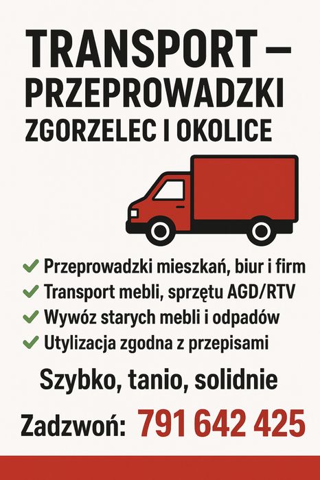 Transport – Przeprowadzki – Zgorzelec i okolice