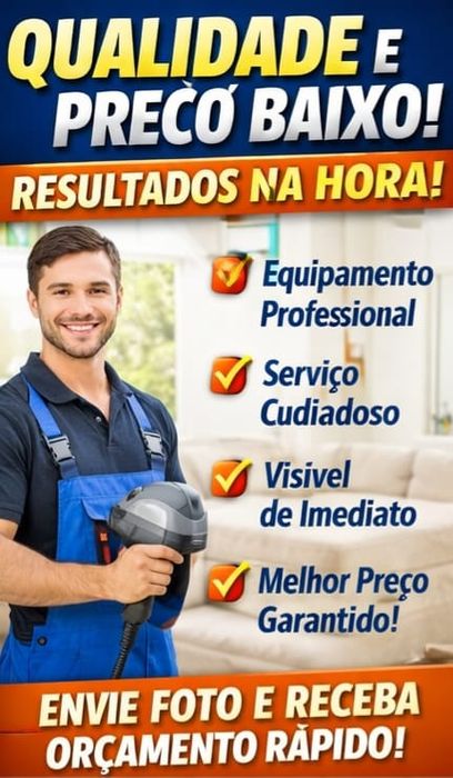 Limpeza e Impermeabilização: Estofos, Sofás, Colchões, etc (24h/24h)