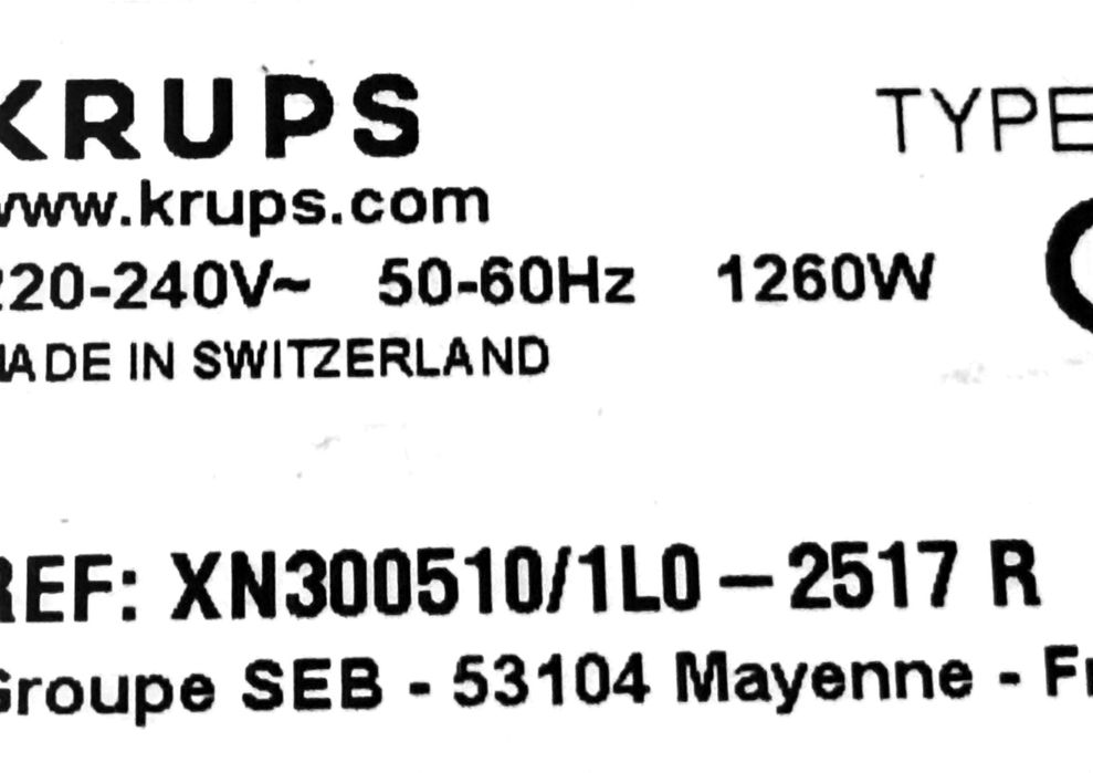 Máquina de café Nespresso Krups, modelo Pixie para peças.