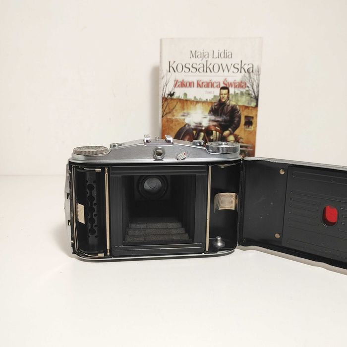 Analogowy aparat mieszkowy AGFA Isolette II lens 85mm 1:4,5 Prontor SV