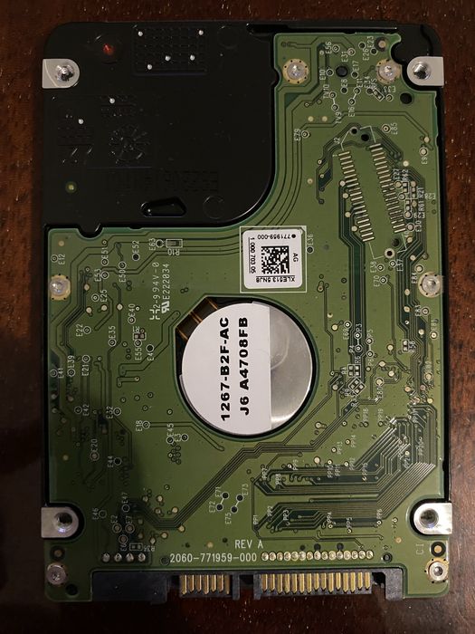 Жесткий диск Western Digital Blue 500Gb 5400rpm 16МВ WD5000LPCX 2.5”
