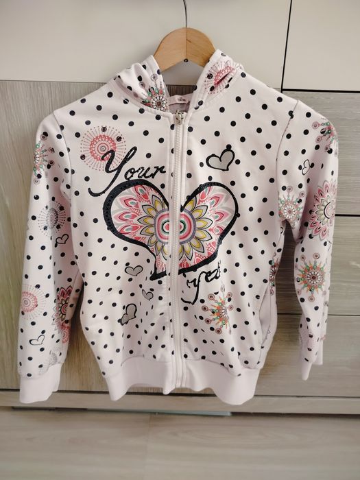 Bluza rozpinana dla dziewczynki