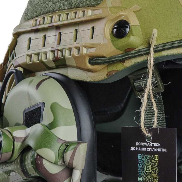 Шлем FAST Мультикам + наушники ARM NEXT с "Чебурашками" (мультикам)