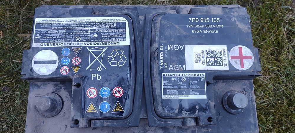 Акумулятор AGM 68 varta vag