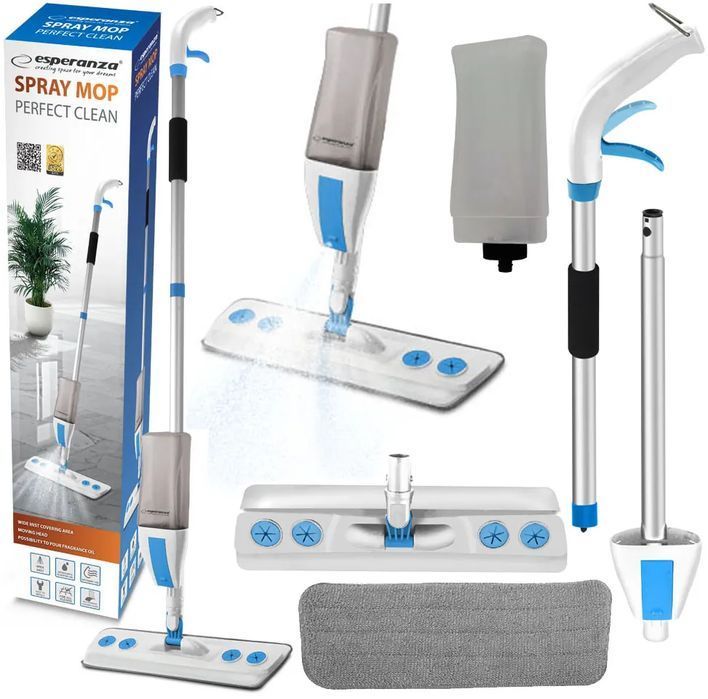 Mop do mycia podłogi ze spryskiwaczem Esperanza PERFECT CLEAN EHS003