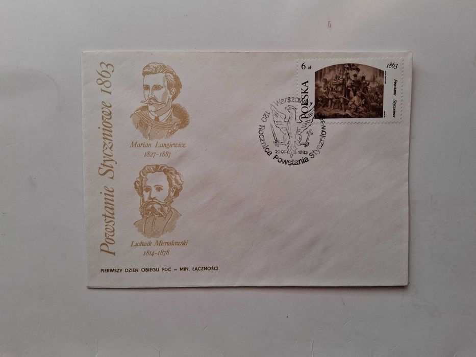 Powstanie Styczniowe 1863 r FDC