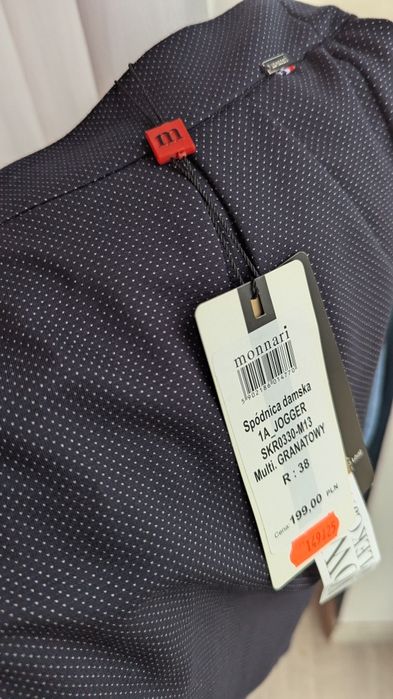 Elegancka spódnica Monnari granatowa - z metką