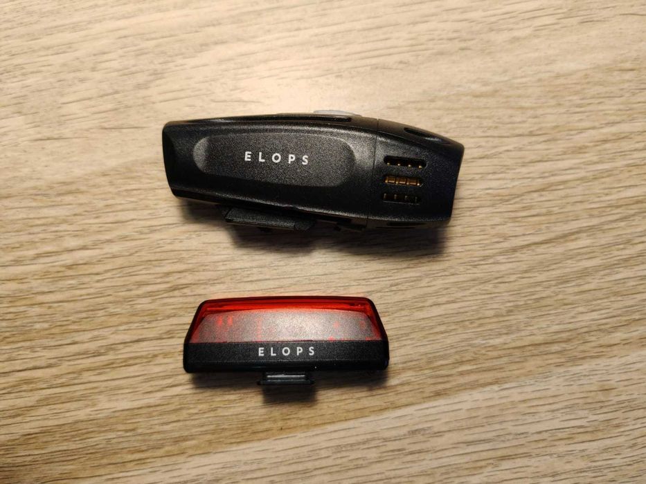 ELOPS Luzes LED de Bicicleta Frente e Trás ST 920 USB (Conjunto)
