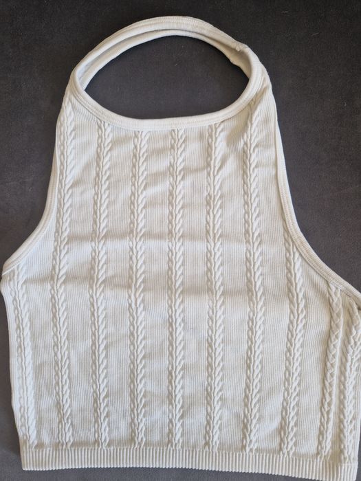 Top na szyję Berska biały xs