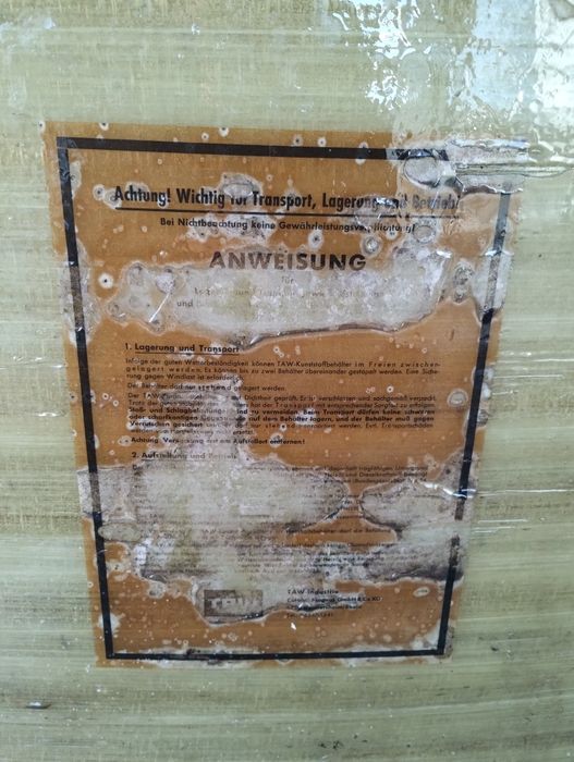 Zbiornik na paliwo mauzer 500L pompka
