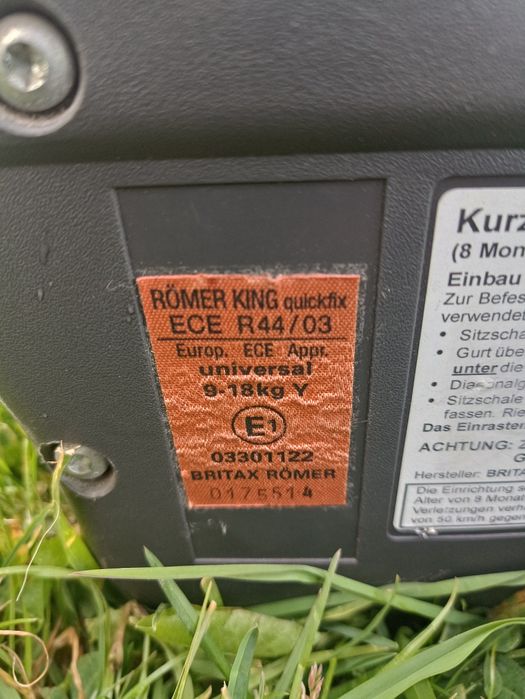 Fotelik dziecięcy Romer 9-18 kg