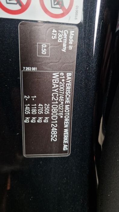 BMW 730 . 3.0 дизель