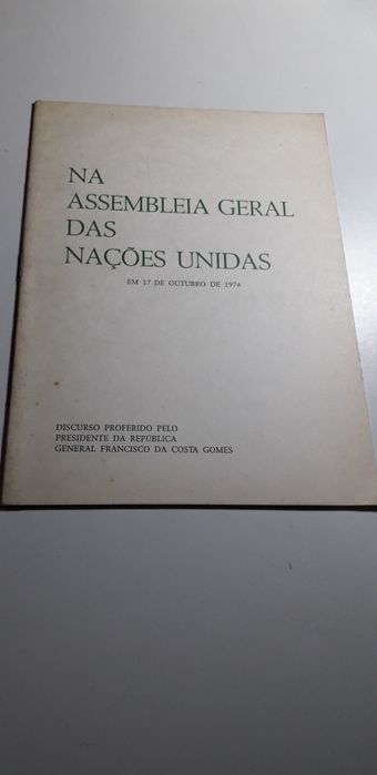 Na Assembleia Geral das Nações Unidas (17/10/1974, Costa Gomes)