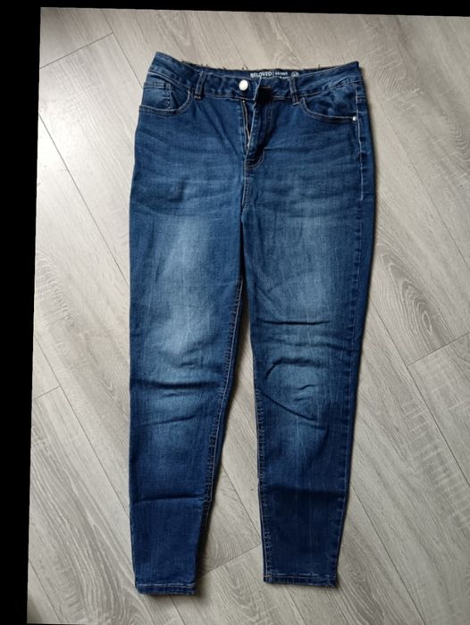 Spodnie XL jeansowe damskie 3+3 GRATIS