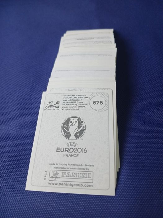 Pack 86 Cromos Stickers Official Panini - Euro 2016 France