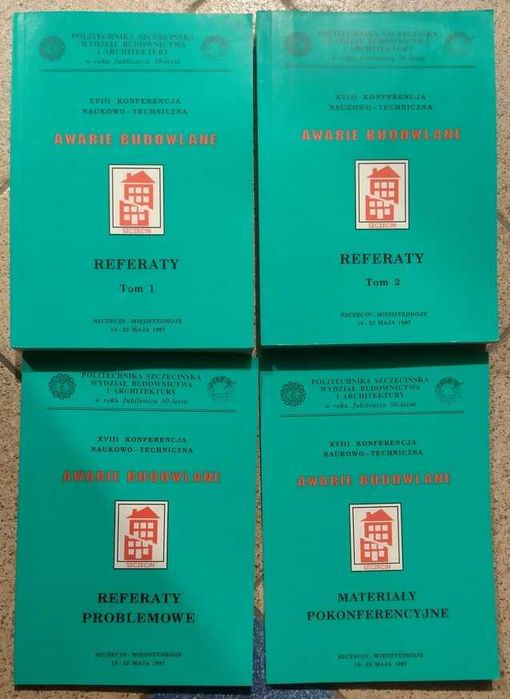 Awarie budowlane (XVIII Konferencja 1997 budownictwo inżynieria lądowa