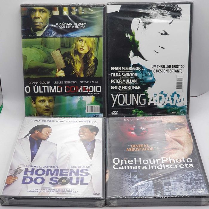 Lote 2/4 - Pack de 18 Filmes Novos e Selados em DVD - Ref.VI