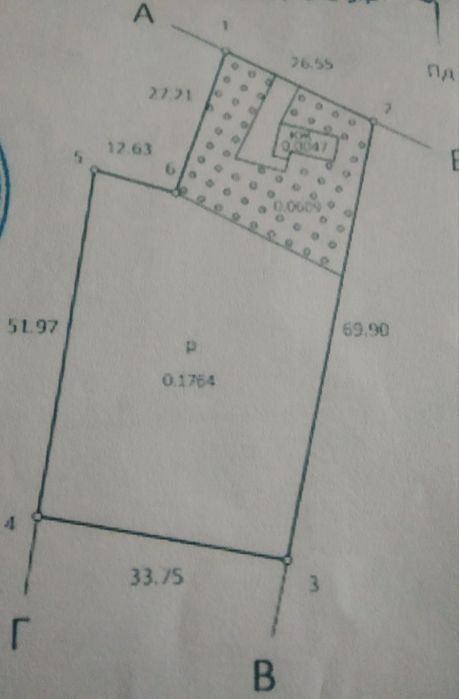 Земельна ділянка під забудову с. Українка