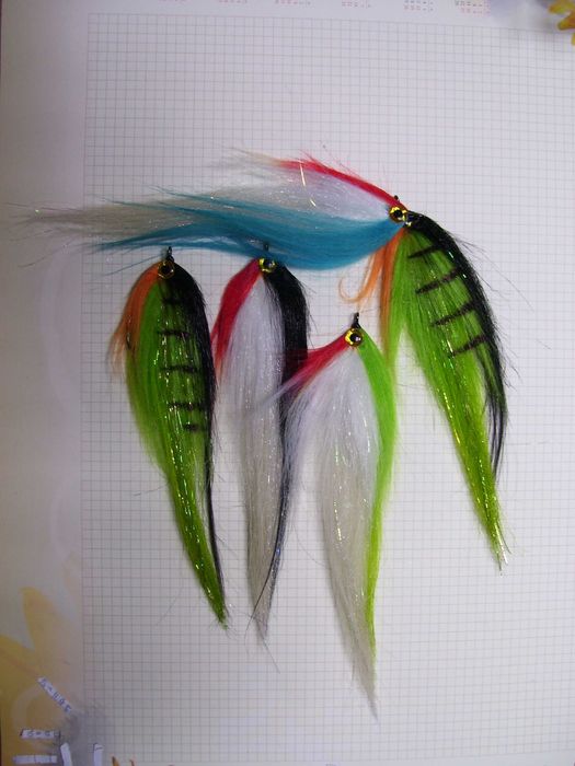 Mucha szczupakowa, streamer  kpl. 2 szt. hak 5/0