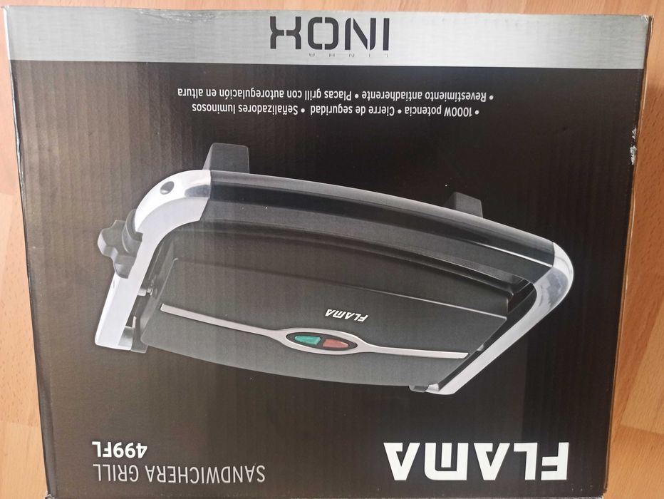Sanduicheira Grill 499FL, Flama linha Inox