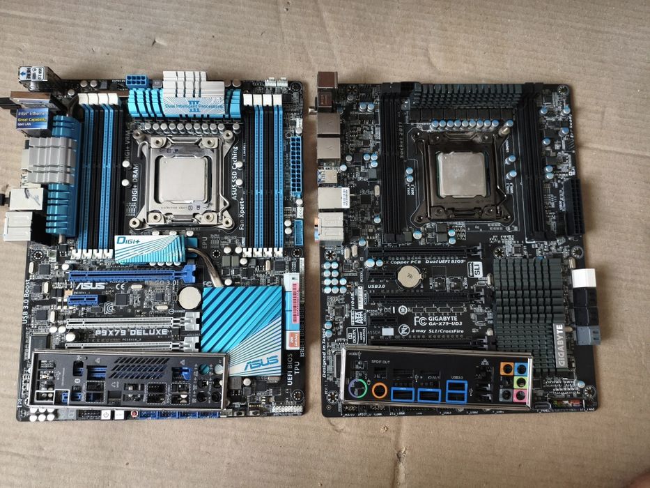 Материнські плати 2011 Asus P9X79, Gigabyte  X79