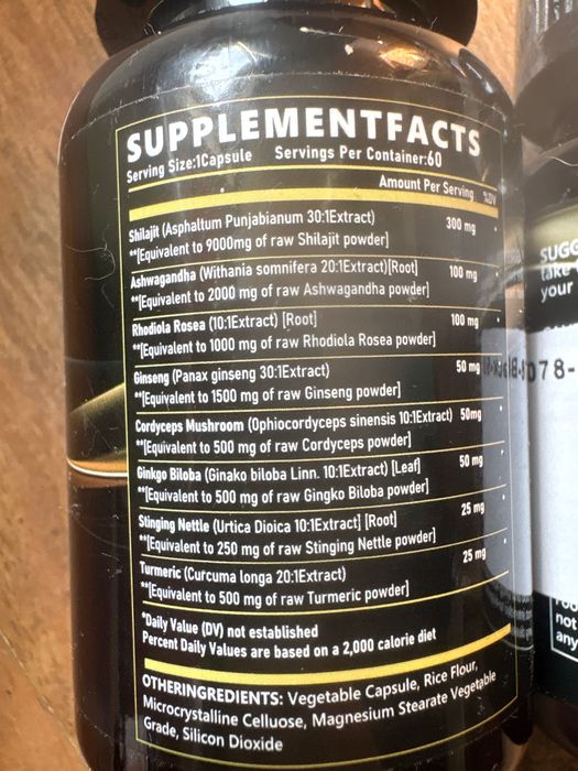 Suplementy diety shilajit15.250