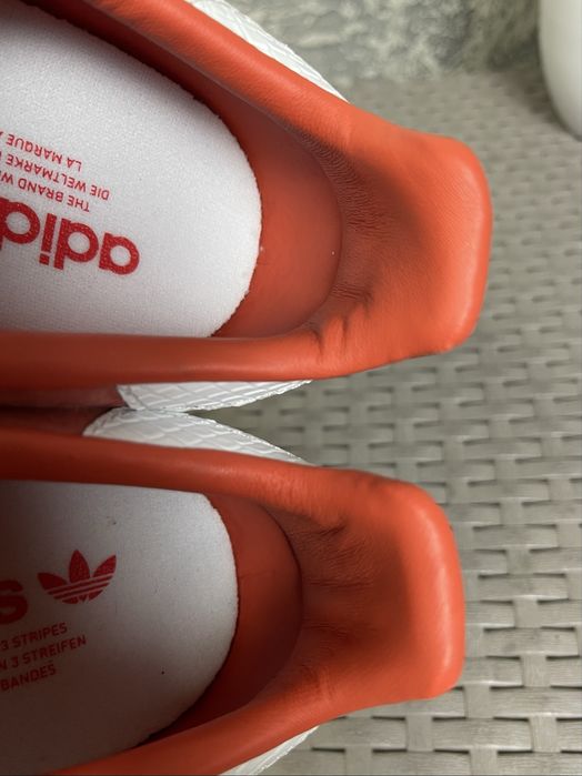 Adidas campus кроссовки кеды 41 размер кожаные красные спортивные