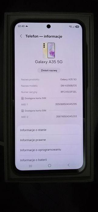 Samsung A35 6GB/128GB