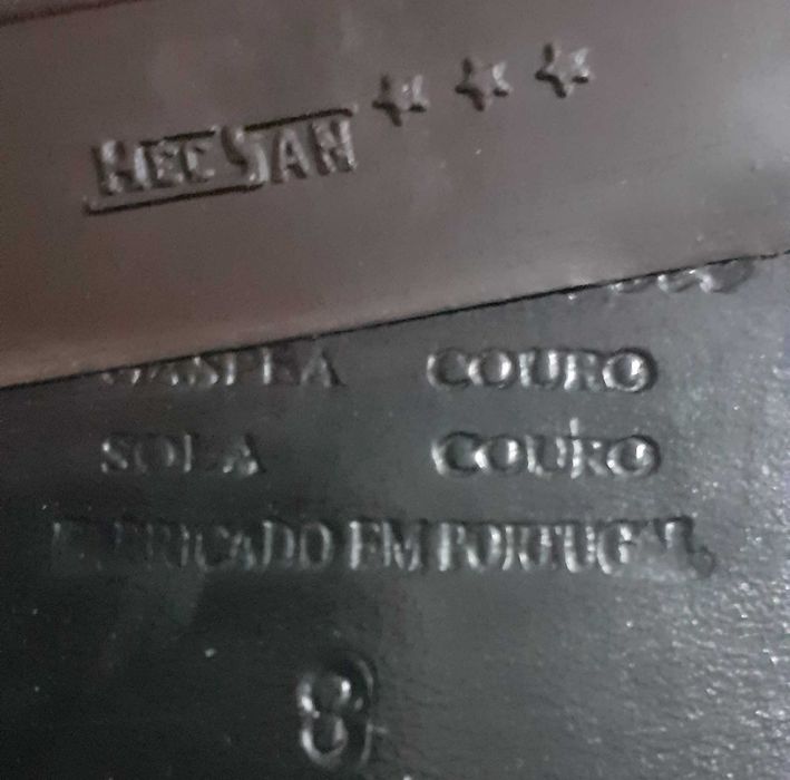 Sapatos Couro Fabricado em Portugal