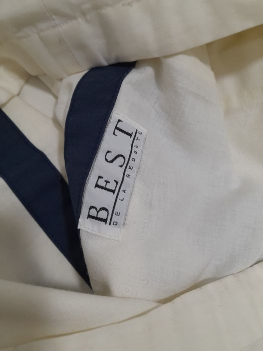 Parka unisexo, perola e azul marinho da campus society