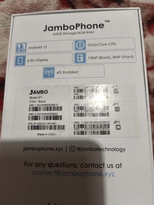 Android JAMBO, майже новий, без подряпин