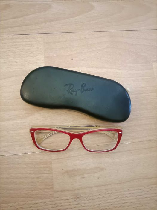 Ray-ban oprawki czerwone okulary