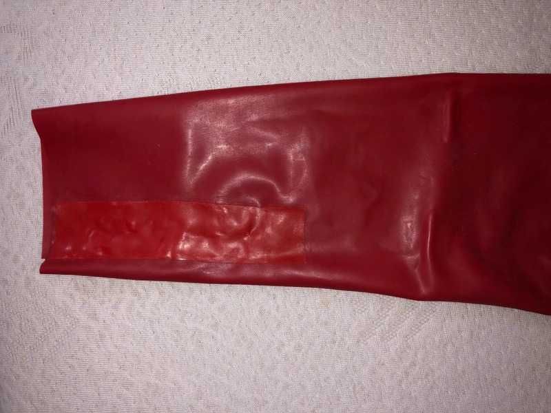 Czerwone Legginsy 100% Latex