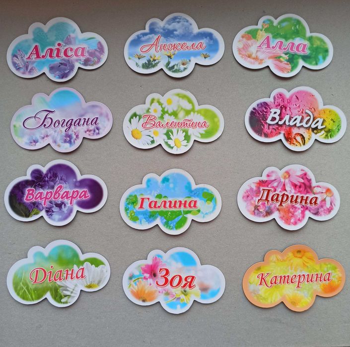Сувенирные магниты Женские имена, магниты на холодильник
