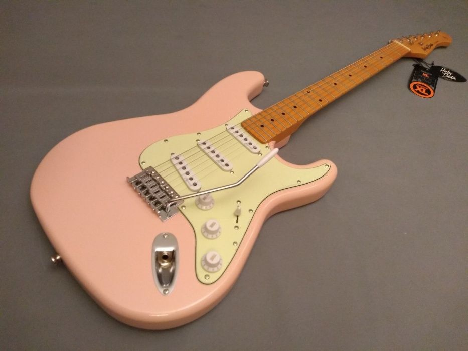 Gitara elektryczna Harley Benton ST-62 Shell Pink typ Stratocaster