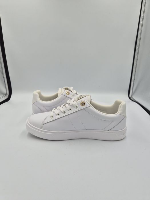 Sneakersy damskie niskie białe Tommy  Hilfiger 39 skóra naturalna
